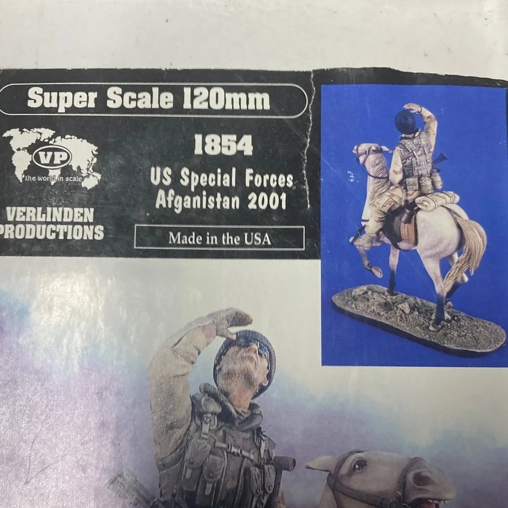 Verlinden 120mm Super Scale, kit no 1854, US Special Forces Afganistan 2001, new